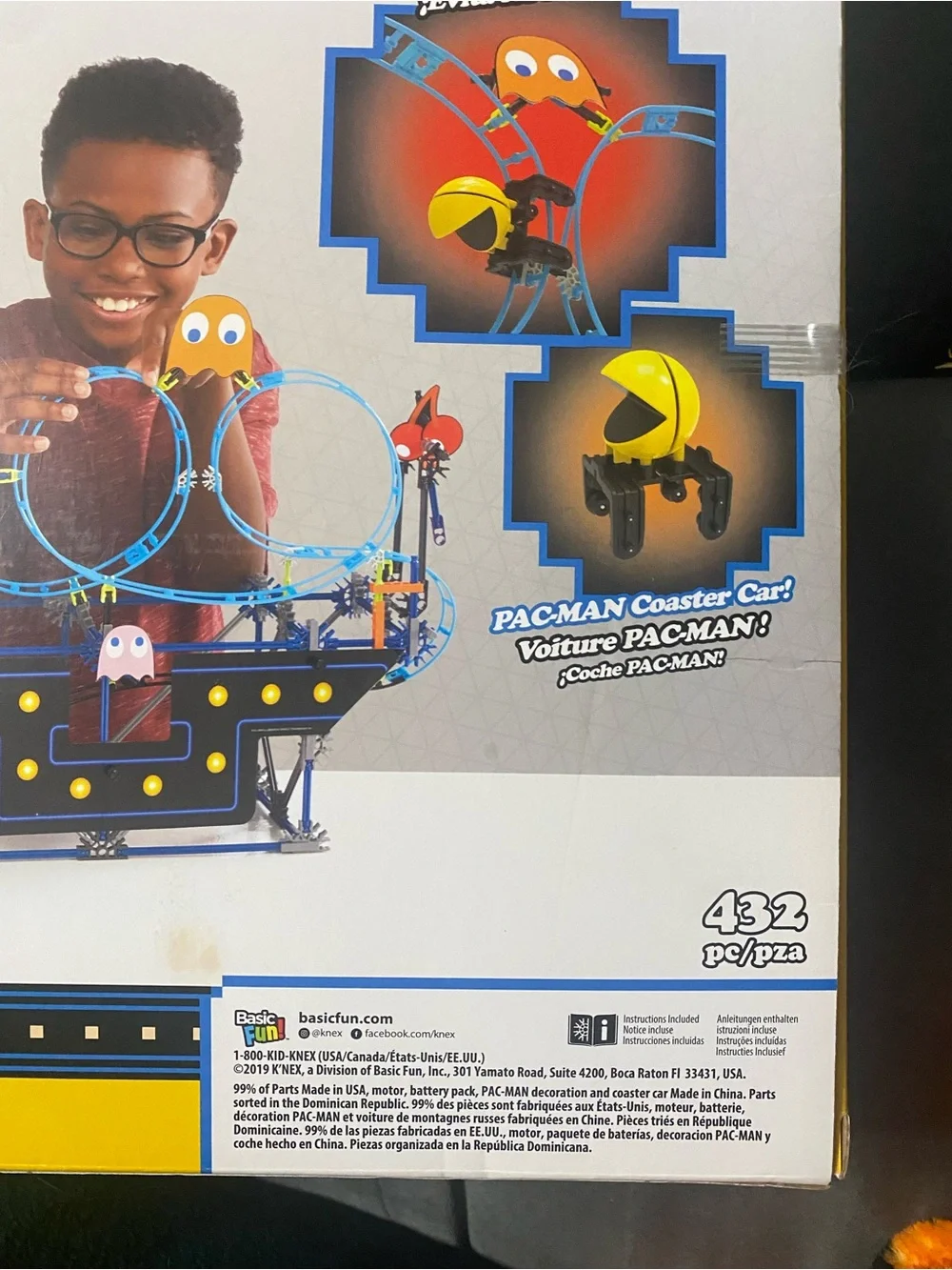 Kids Pac-Man Roller Coaster Building Set bt K’nex new in box ages 9 + STEM toy